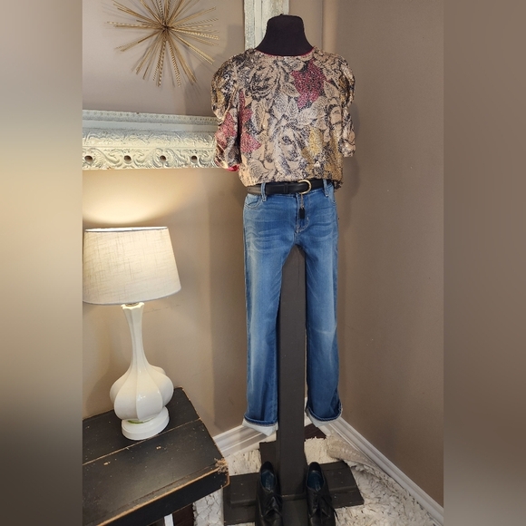 Anthropologie Tops - Anthropologie Sequins Shirt Size 0